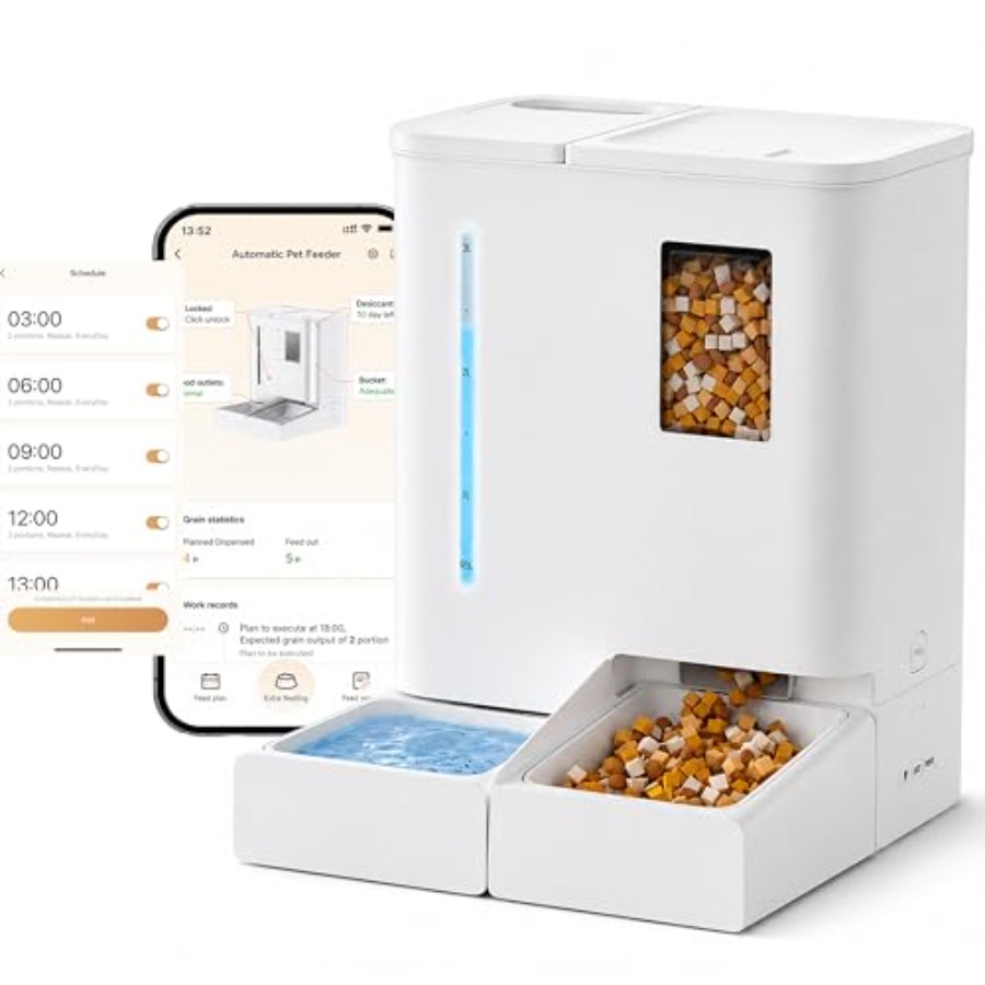 Pet Supplies App - Wi-Fi Automatic Pet Feeder and Waterer
