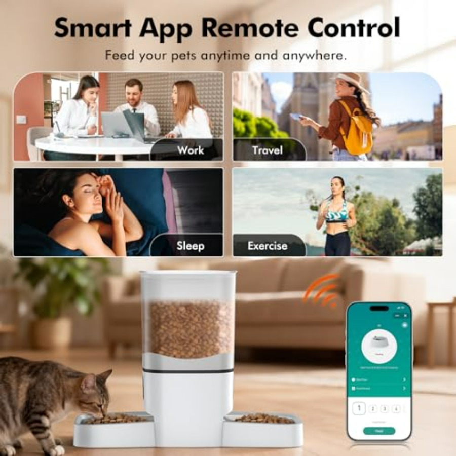 Automatic Cat Feeder for 2 Cat - Pet Supplies App 评论和价格