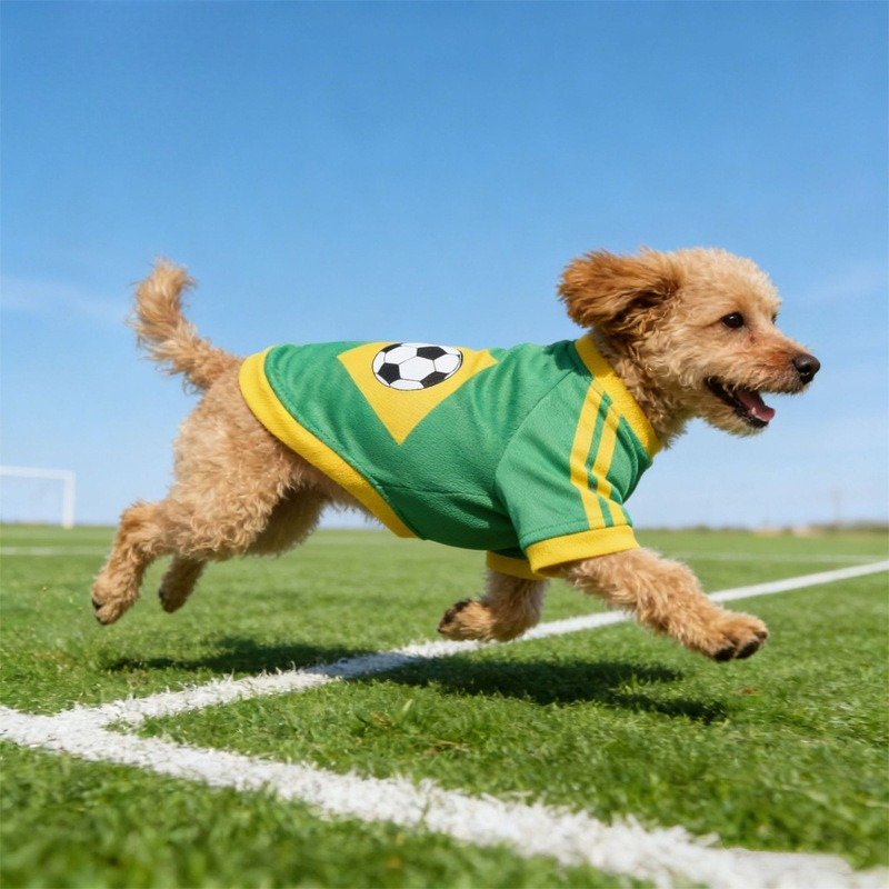 Football Pattern Dog Clothes B - Pet Supplies Jersey 评论和价格