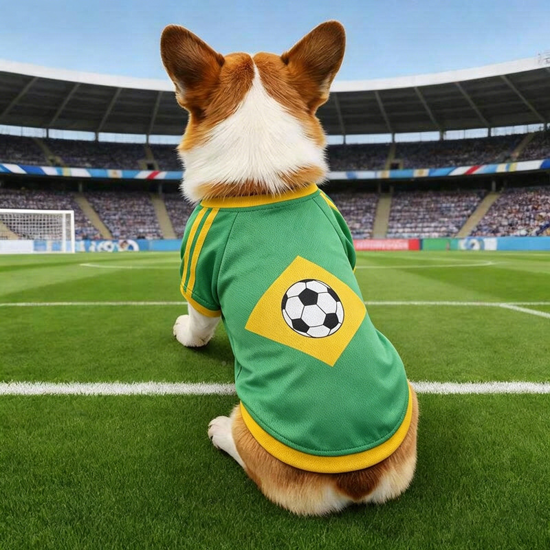 Football Pattern Dog Clothes B - Pet Supplies Jersey 评论和价格