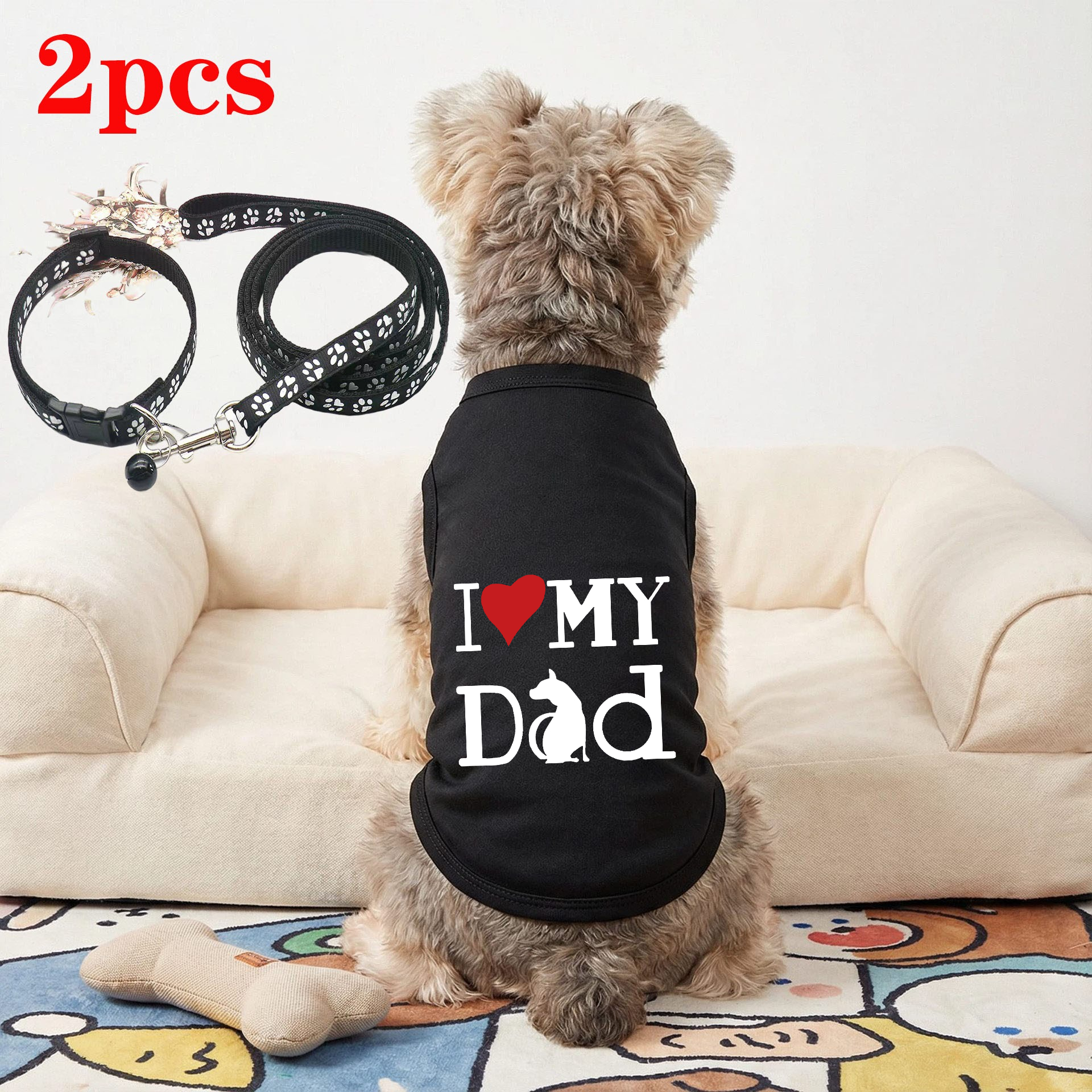 2PCS Pet Clothes for Dogs Pet  - Pet Supplies Jersey 评论和价格