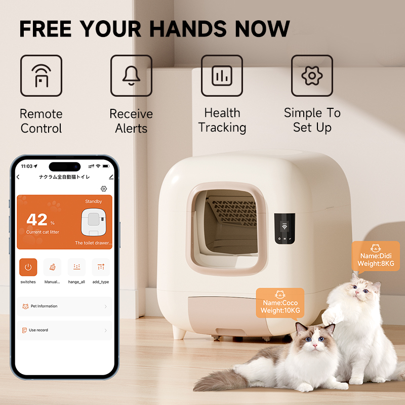 50L Automatic Cat Litter Box E - Pet Supplies App 评论和价格
