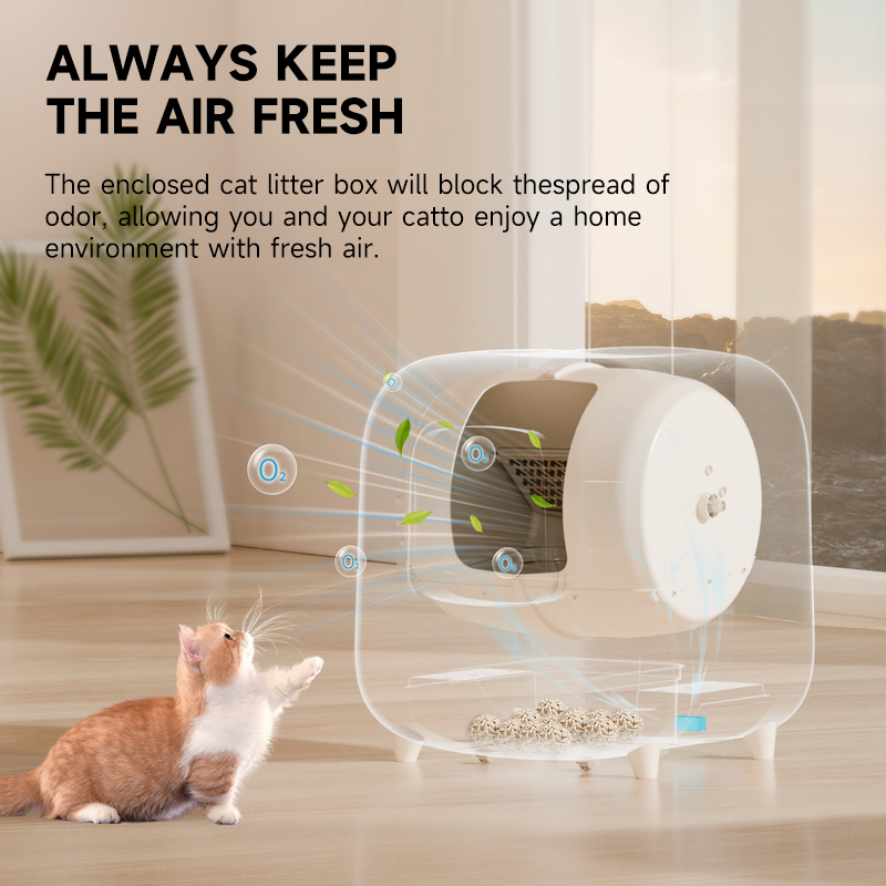 50L Automatic Cat Litter Box E - Pet Supplies App 评论和价格