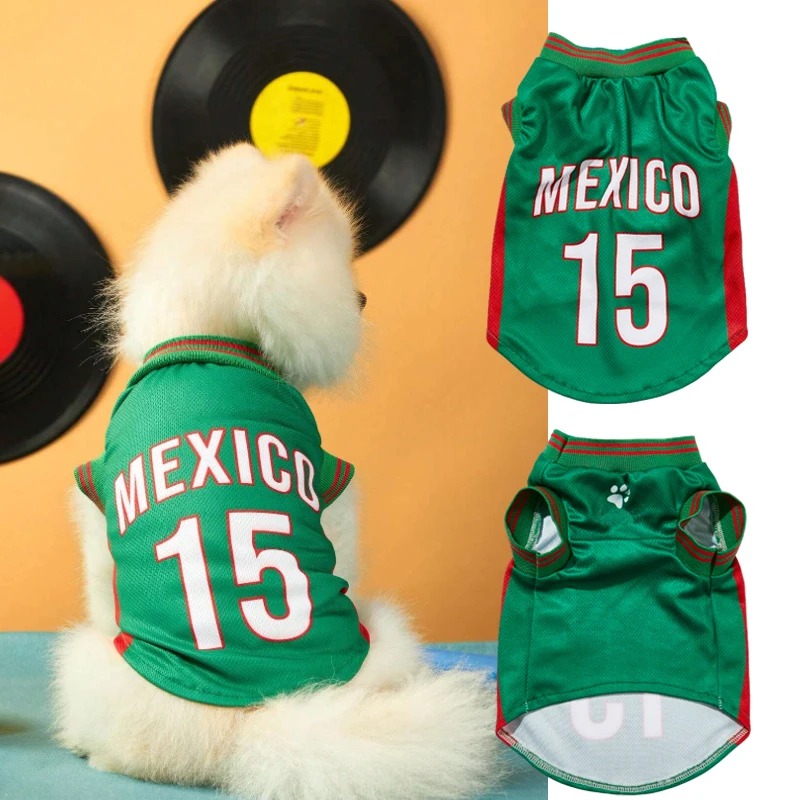 Breathable Mesh Pet Jersey Sum - Pet Supplies Jersey 评论和价格