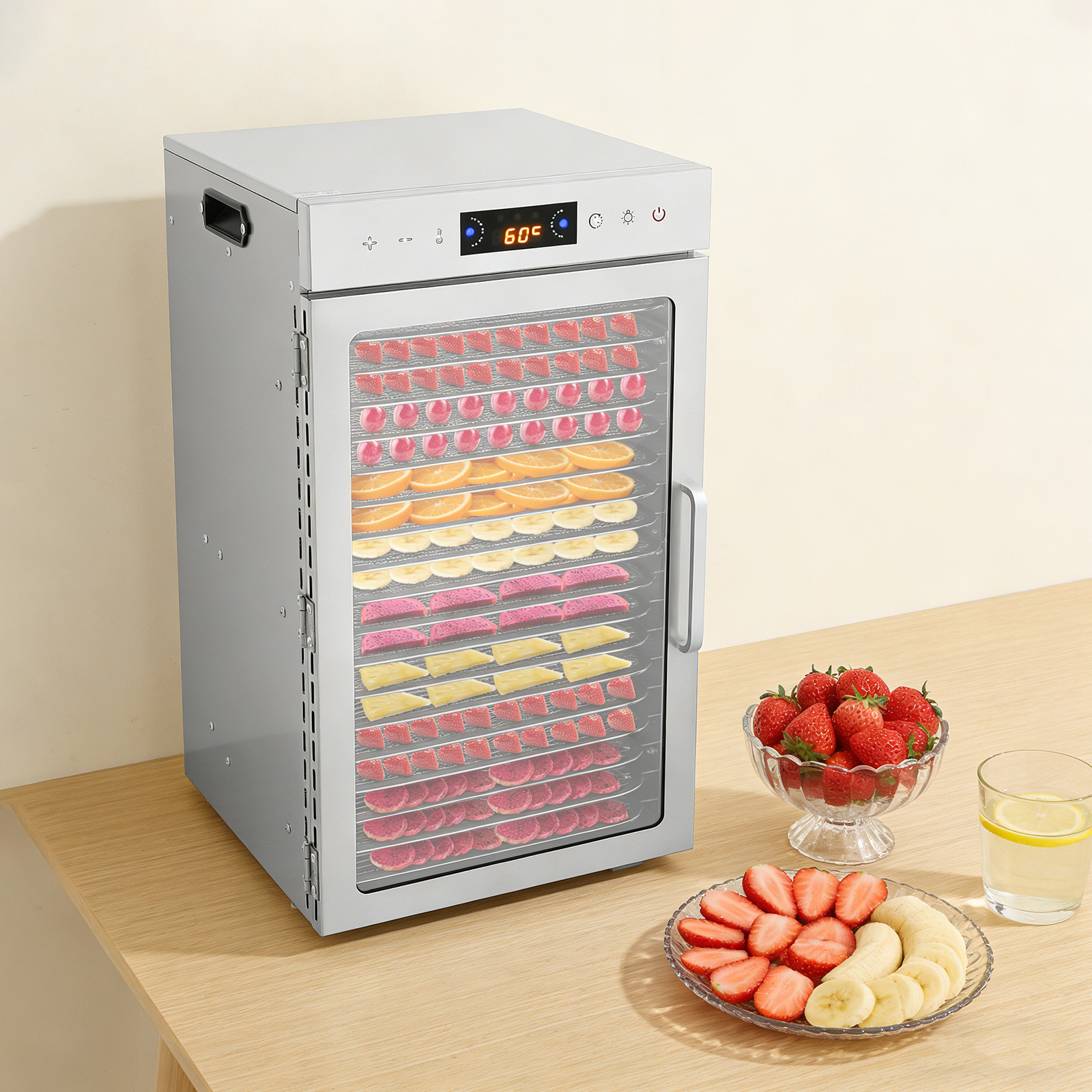 18 Trays Food Dehydrator 304 2 - Pet Supplies In 评论和价格